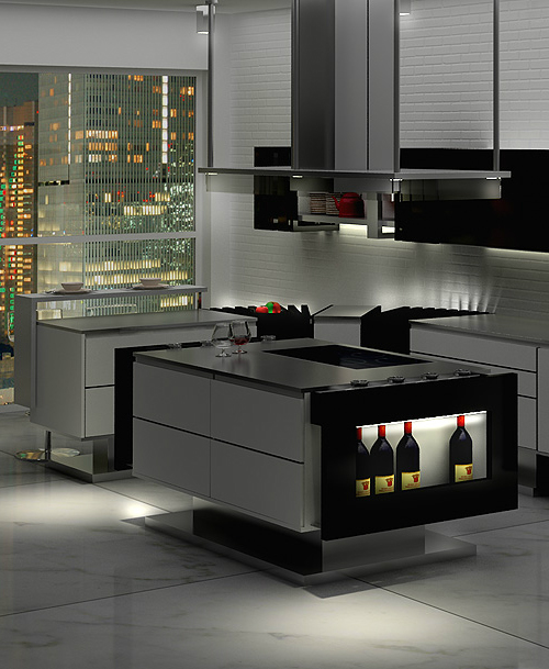 Modern Minimalist Kitchen Design Liu By Hode