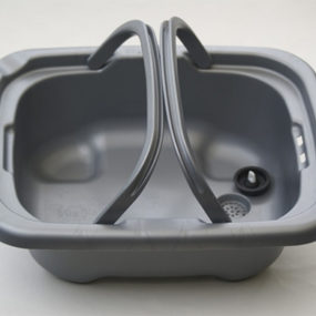 Removable Kitchen Sink by Hughie – capture and reuse water in biodegradable plastic sink!