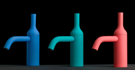 ibrubinetterie faucet batlo 1 Colored Faucet and Shower from iB Rubinetterie   Batlo and Drop