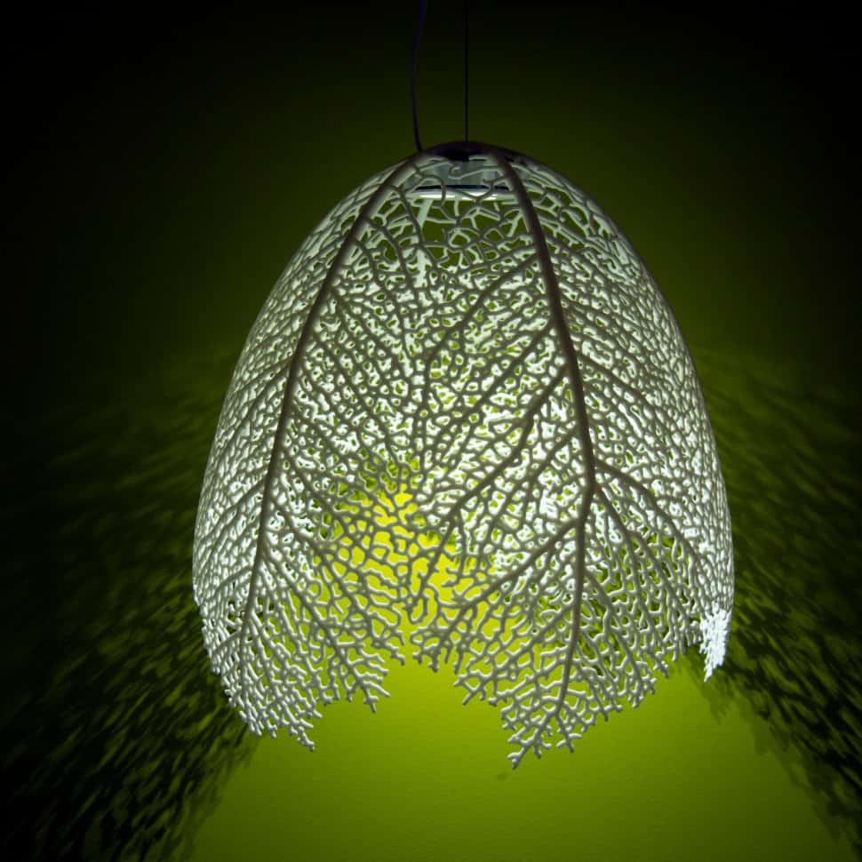 incredible organic leaf hyphae lamp by nervous system 6