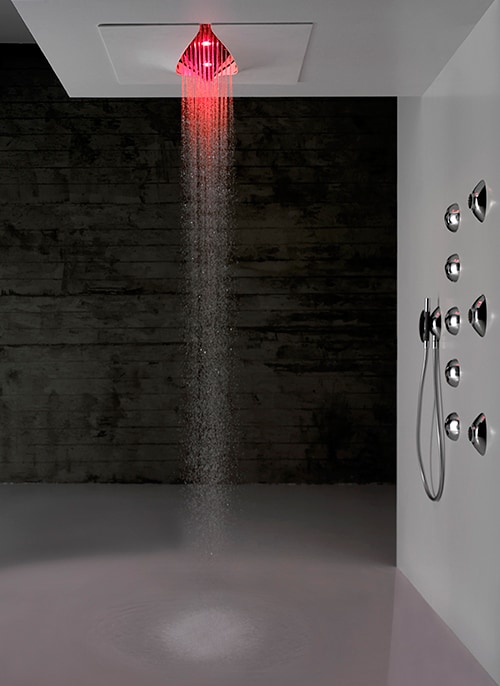 integrated shower head zazzeri virgin 3 Integrated Shower Head by Zazzeri: a crack in the ceiling