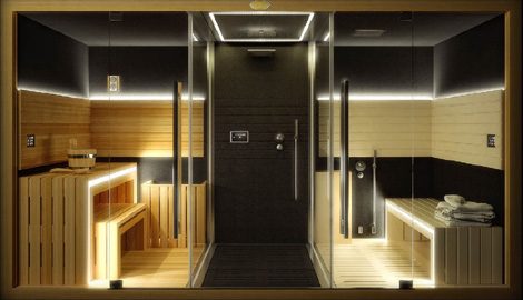jacuzzi complete spa sasha 1 Complete Home Spa (sauna, shower, hammam) by Jacuzzi – Sasha