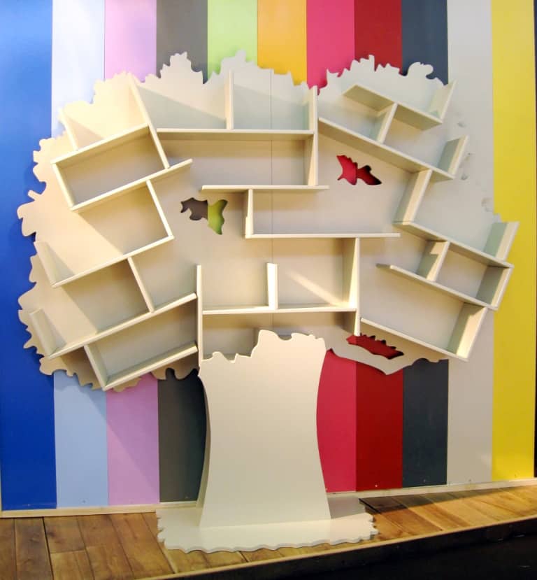 kids bookcase tree from mathy by bols 2