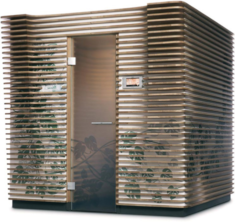 Designer Saunas – pre-built sauna Biorhythm by Klafs