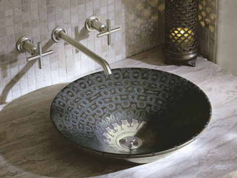 kohler decorated basin serpentine bronze1