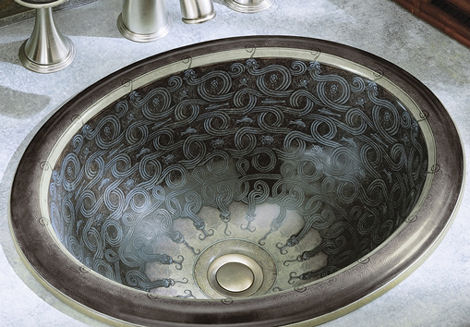 kohler decorated basin serpentine bronze2