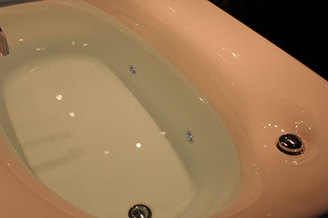 Kohler Fountainhead Vibracoustic bath details