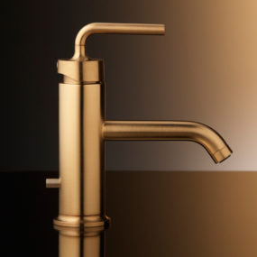 Brushed Gold Bathroom Faucets by Kohler