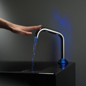 Semi-Automatic Faucet by KWC – new USO touch faucet