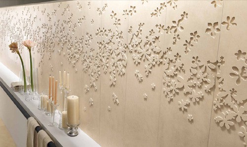 Ceramic Floral Tiles by Lafabbrica Spa