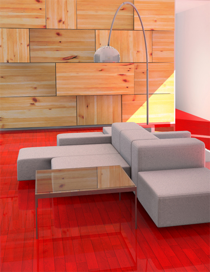 legno veneto m series red wood flooring Contemporary Wood Floors by Legno Veneto   Colored Wooden Flooring