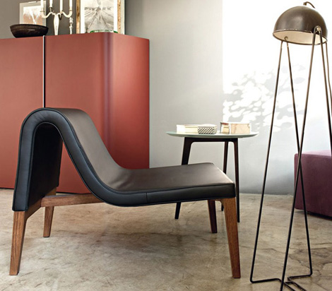 Leather Deep Chairs by Lema Mobili – Jean Chair