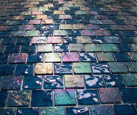 lightstreams glass tile 2 Glass tile from Lightstreams   fused glass tiles