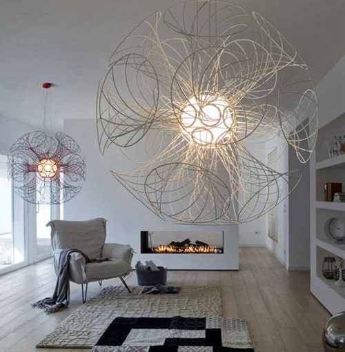 Wire Pendant Lamp Vita by Lucente
