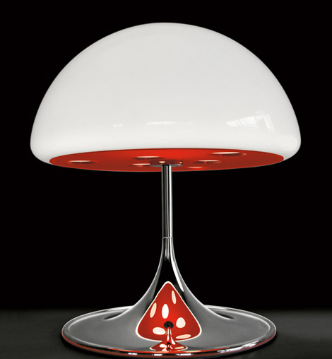Martinelliluce Mico lamp in Red