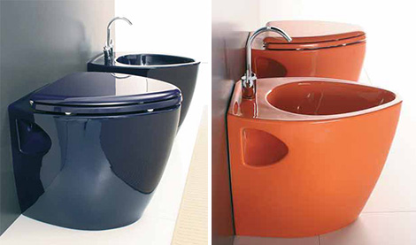 Mastertecno matching toilet and bidet