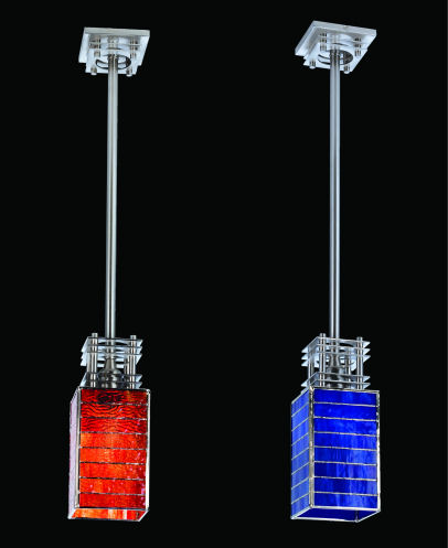 Meyda Lighting的Tiki Mini吊坠 - 将彩色玻璃带入现代环境