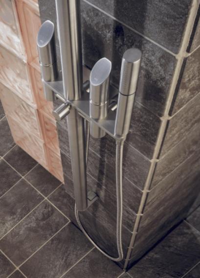 mgs progetti t45 handheld shower MGS Progetti T45 bathroom faucets   timeless contemporary