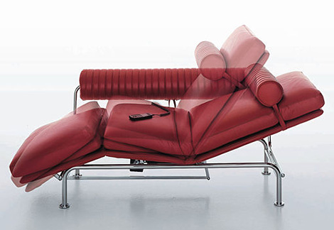 Modern Chaise Lounge Sofa Bed Up, Sofa Bed Chaise Lounge