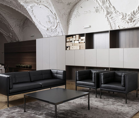 modern designer seating furniture atrium nvw 1