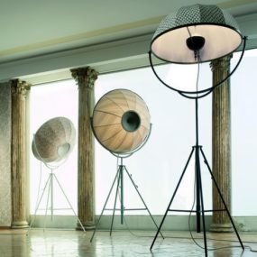 Modern Tripod Floor Lamp gets restyled – Fortuny Giudecca 805 by Pallucco