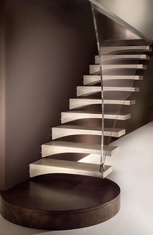 modern wood stairs design marretti 3