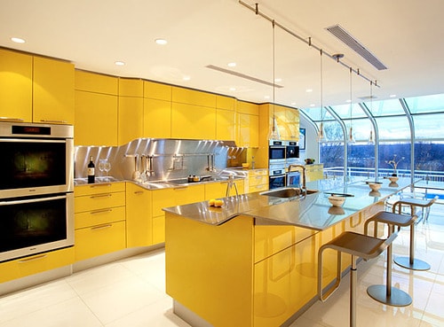 modern yellow kitchen snaidero venus 3 thumb