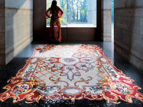 Mosaic Tile Carpet by Sicis