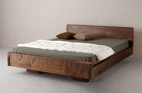 natural wood beds ign design 2 Natural Wood Beds by Ign. Design.   rustic knotty wood