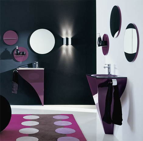 novello vanity happy Colorful, Curvy Vanity Designs from Novello to Cheer You Up!