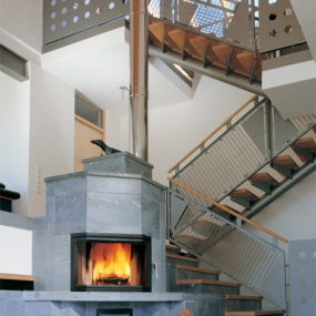 Customised Soapstone Fireplace from Nunnauunu – Finnish designs