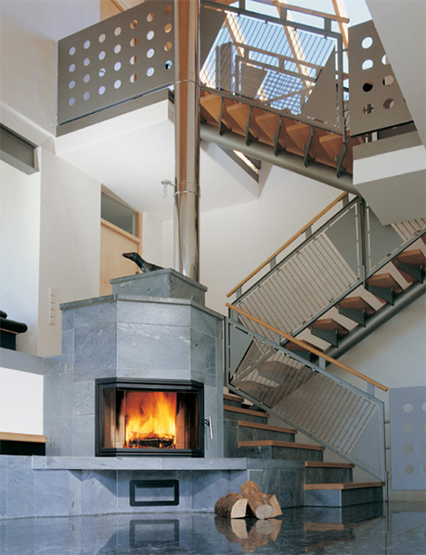 Customised Soapstone Fireplace from Nunnauunu – Finnish designs