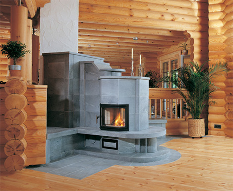 nunnauuni soapstone fireplace2 Customised Soapstone Fireplace from Nunnauunu   Finnish designs