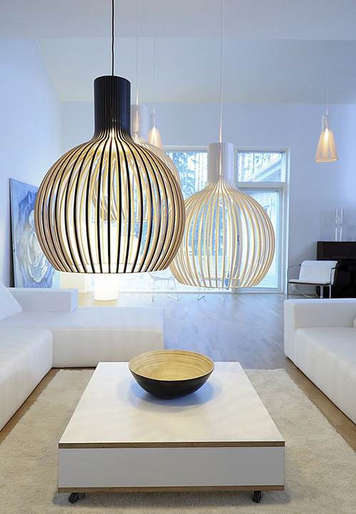 Scandinavian Pendant Lights – Octo Pendants by Secto Design