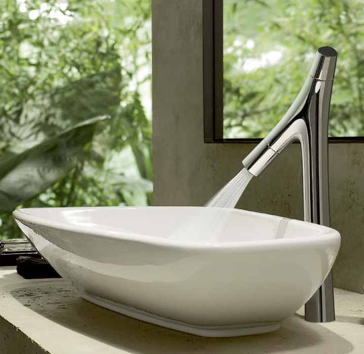 Philippe Stark faucets: Axor Starck Organic by Hansgrohe