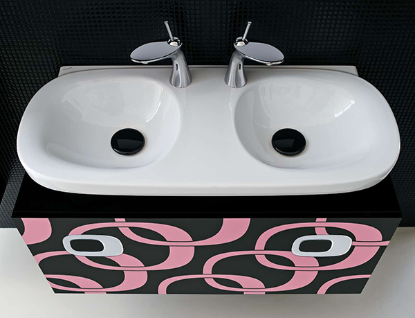 pink bathroom ideas laufen