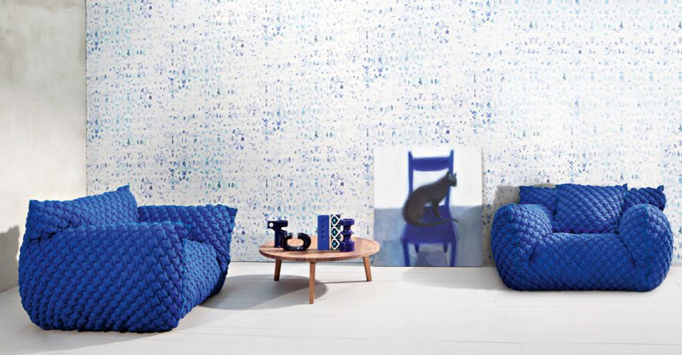 quilted goose down sofa with removable cover nuvola from gervasoni by paola navone 3