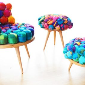 Recycled Silk Furniture by Meb Rure