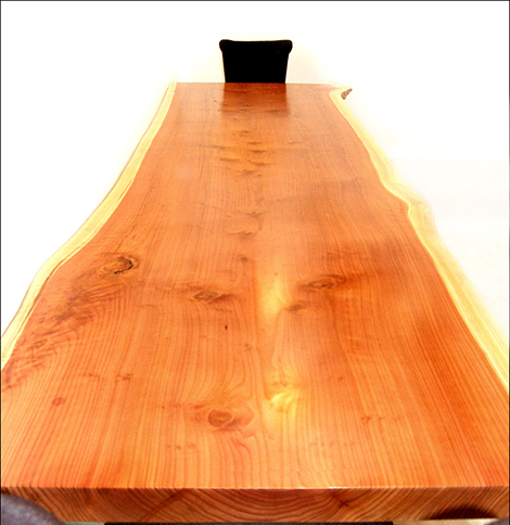 redwood slab dining table holtz furniture