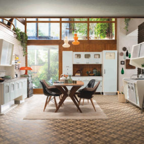 Retro Kitchen with 1950s Flare: St. Louis by Marchi Cucine