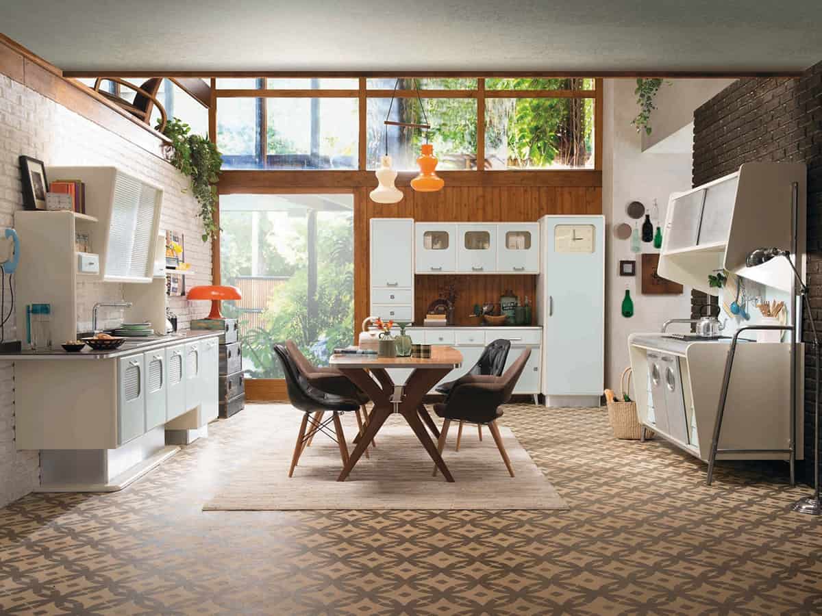 retro kitchen with 1950s look st louis eurocucina 1