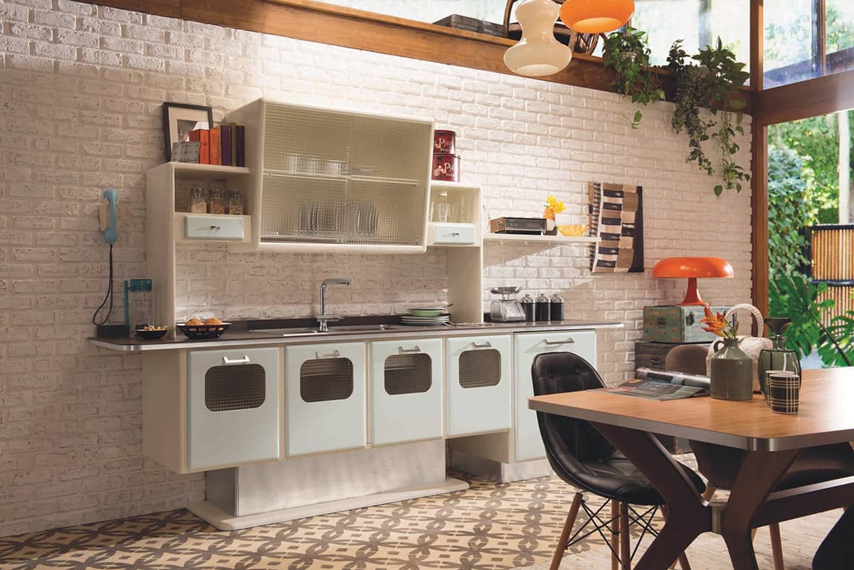 retro kitchen with 1950s look st louis eurocucina 2