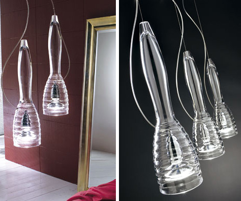 romantic glass suspension lighting demajo sahara Romantic Glass Suspension Lighting by deMajo
