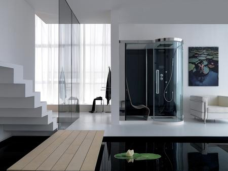 Clear Contemporary Shower Cabins from Samo – Kuma and Suen focus on total wellbeing