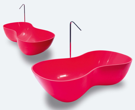 saturn bathtub kouple 1 Acrylic whirlpool for two by Karim Rashid