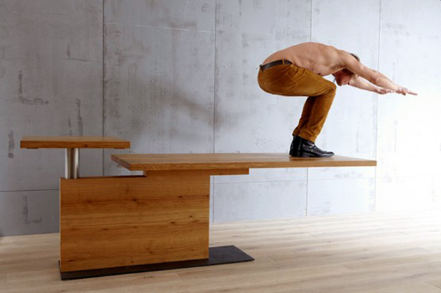 schulte design pavos computer table for sitting and standing 1