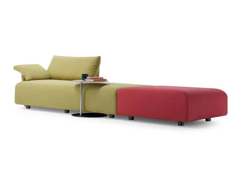 sectional convertible sofa with storage box by futura 8