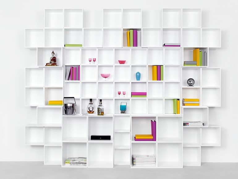 sectional storage wall cubit by mymito white