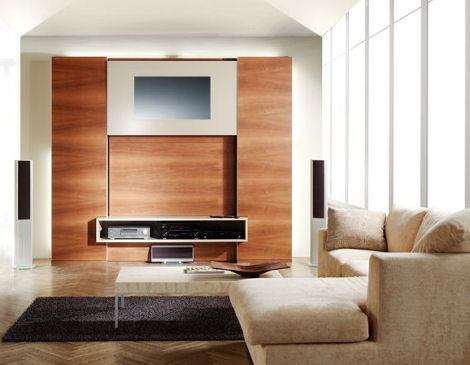 skloib wohndesign alu light media wall adjustable Multimedia Furniture from Skloib WohnDesign