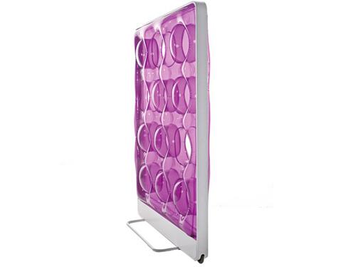 sliding office partition bablo inflatable freestanding screen castors sacea 1